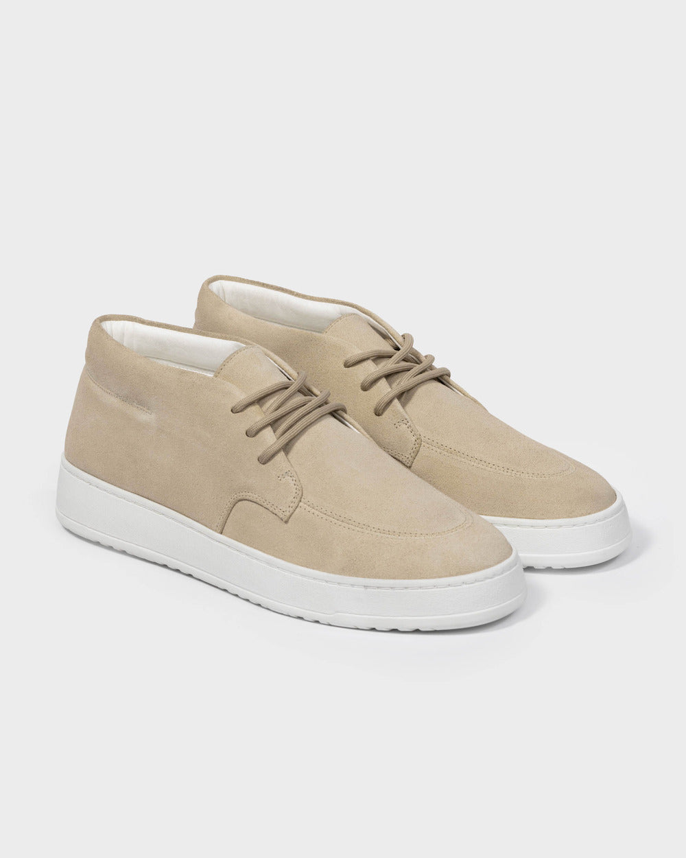 DB 01 Suede Sand – desert boots in beige suede, photo 4