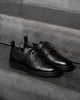 DS 01 Rugged Black – derby shoes in black full grain leather, photo 4