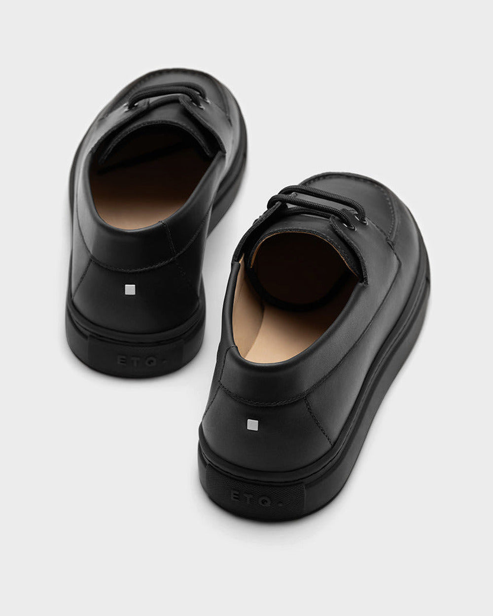 DS 03 All Black – boat shoes in black full grain leather, photo 14