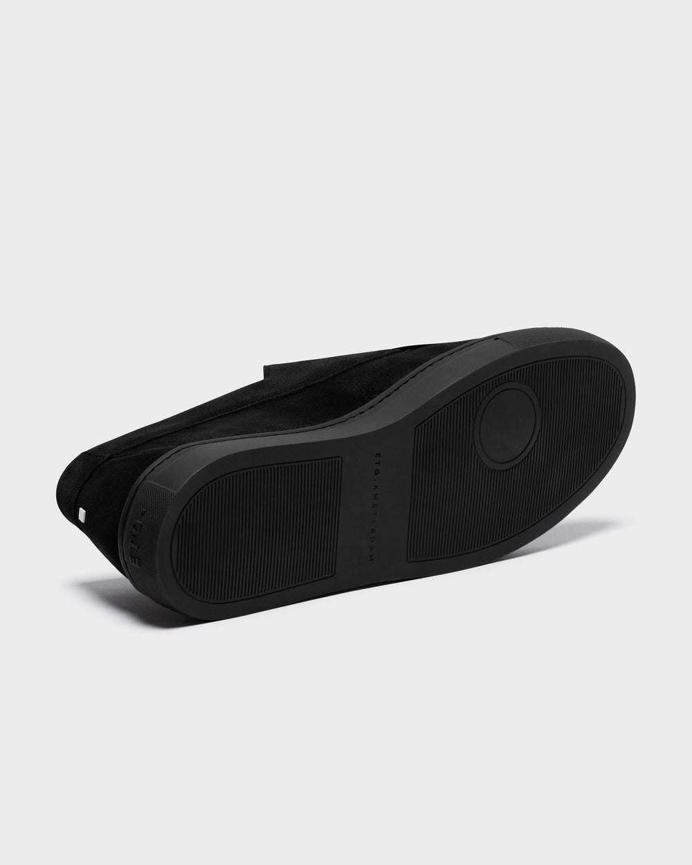 DS 03 Suede All Black – boat shoes in black suede, photo 11