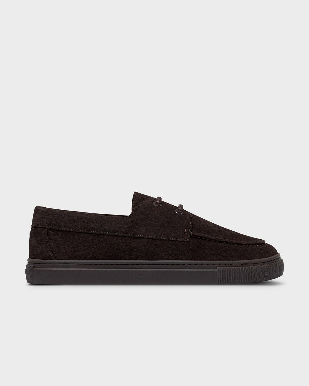 DS 03 Suede All Chocolate – boat shoes in brown suede