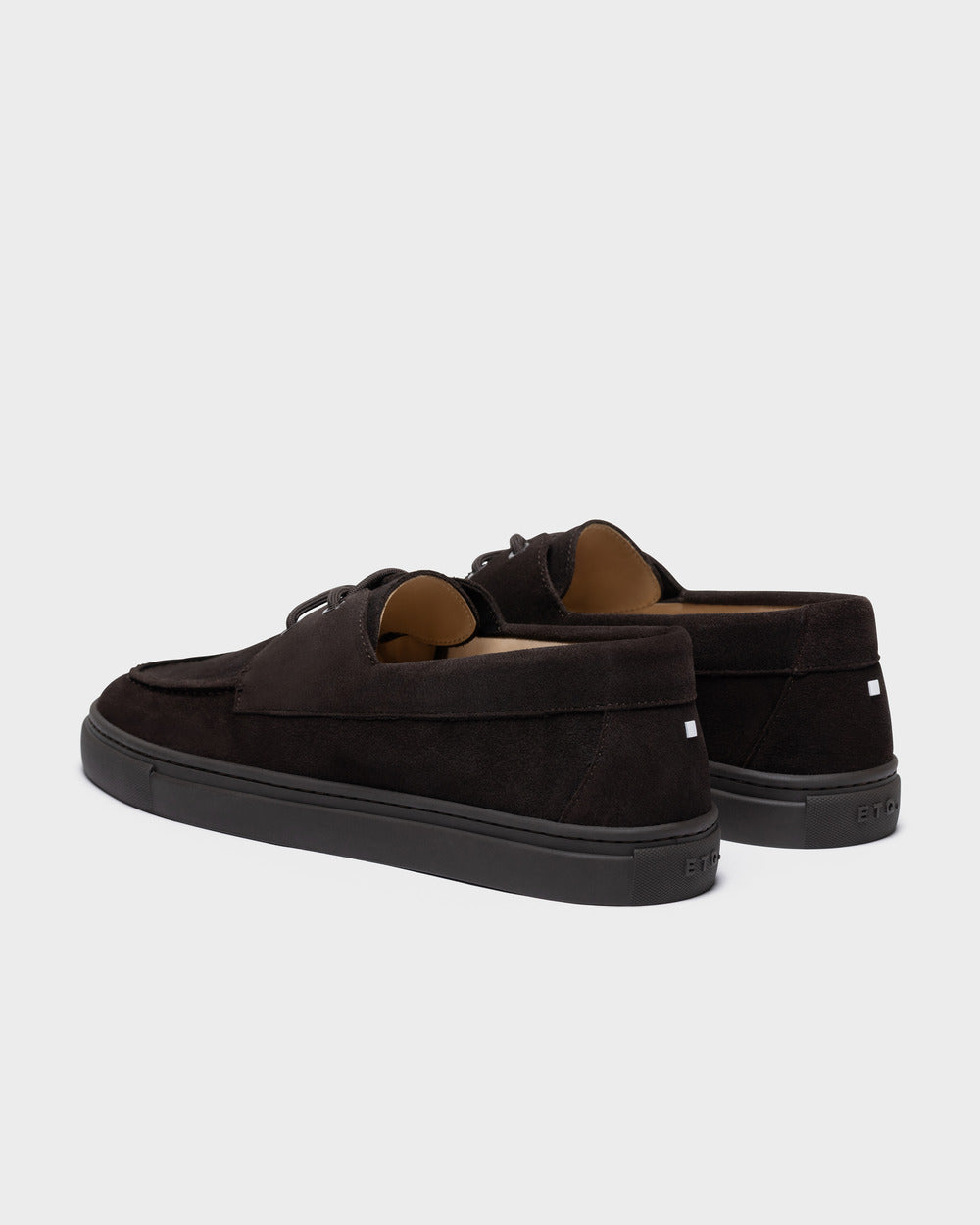 DS 03 Suede All Chocolate – boat shoes in brown suede, photo 9