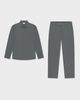 Essence Set 01 Anthracite – co-ord set with overshirt and trousers in grey stretch twill