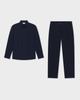 Essence Set 01 Blueberry – co-ord set with overshirt and trousers in blue stretch twill