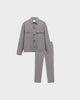 Essence Suit Ash Grey – travel suit with overshirt and trousers in grey Traveller Weave