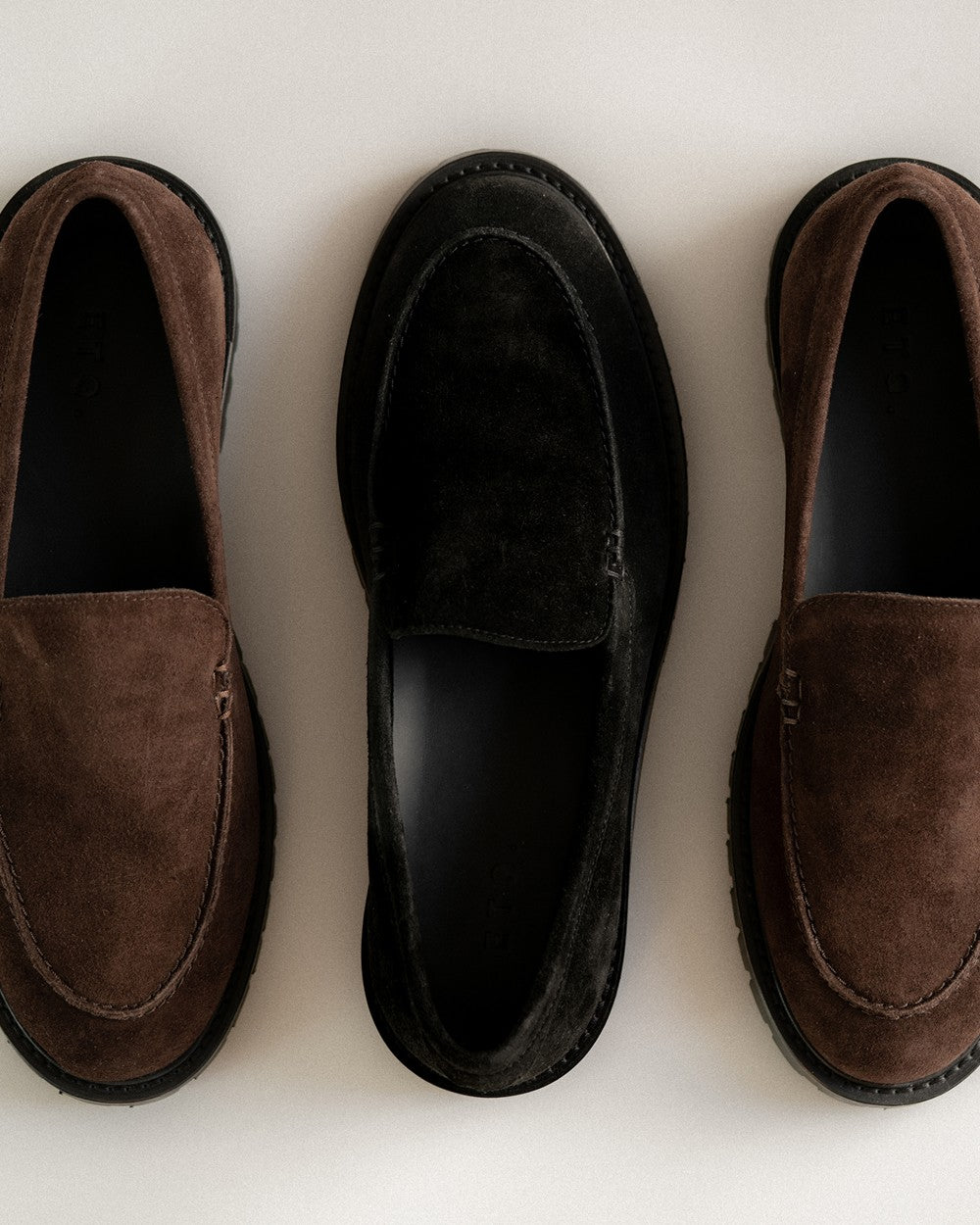 ETQ comfort loafers flatlay
