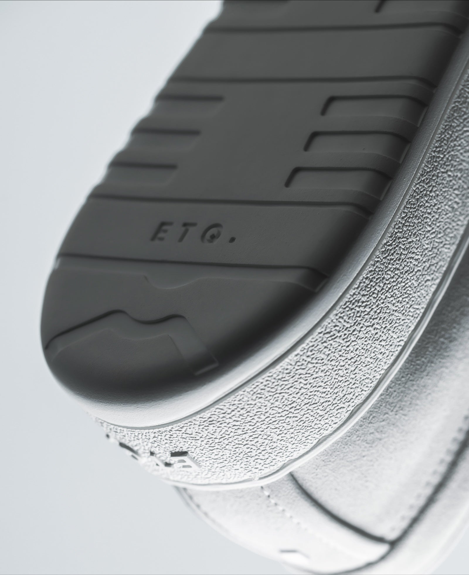 The ETQ rubber sole, close-up