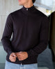 ZS 04 Tailored Cardigan Dark Fig