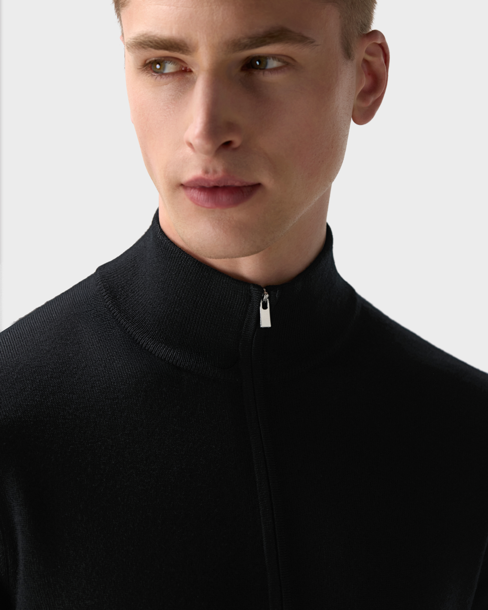 ZS 04 Tailored Cardigan Black