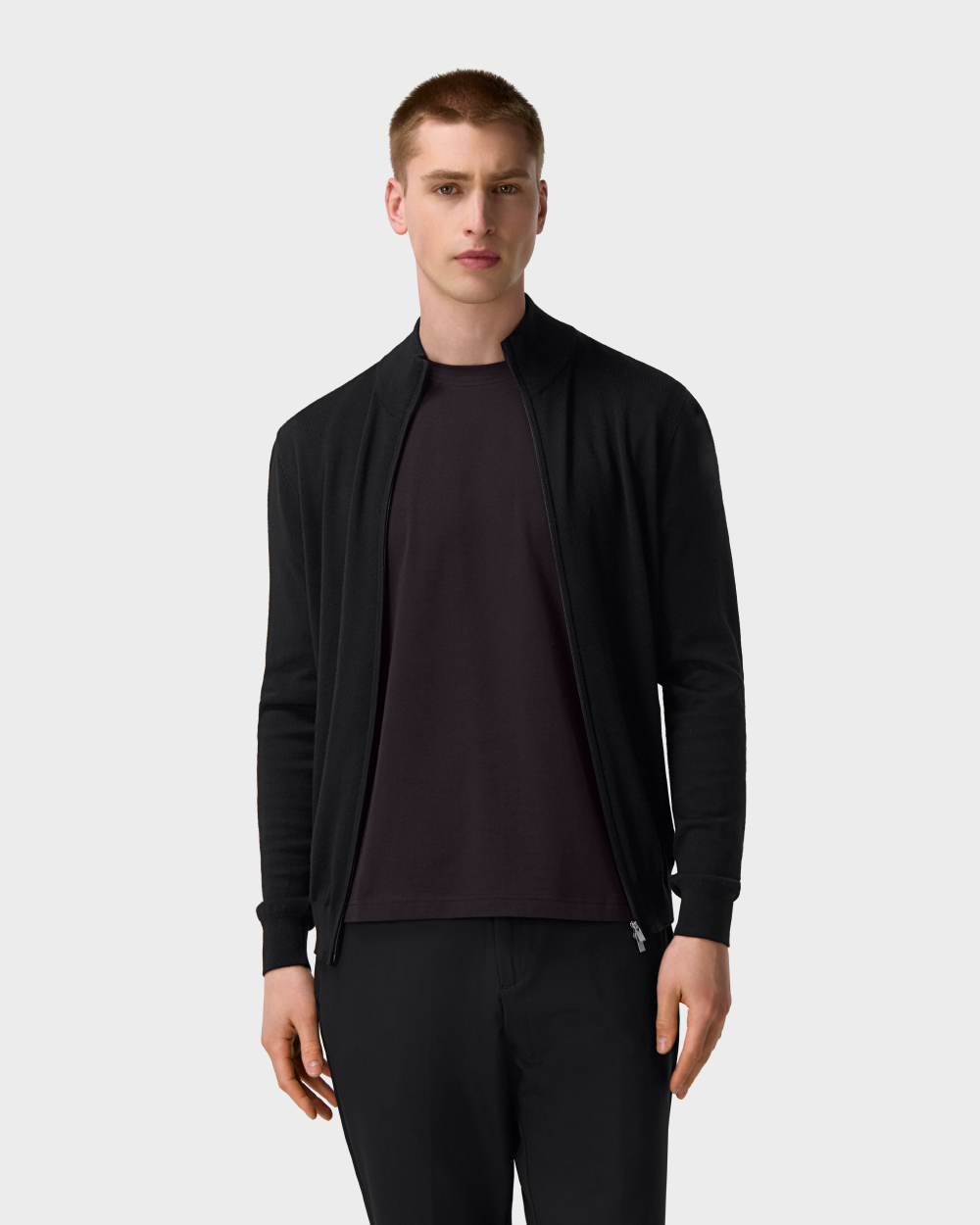 ZS 04 Tailored Cardigan Black
