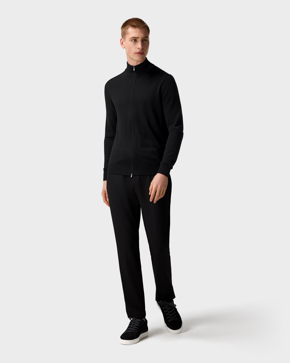 ZS 04 Tailored Cardigan Black