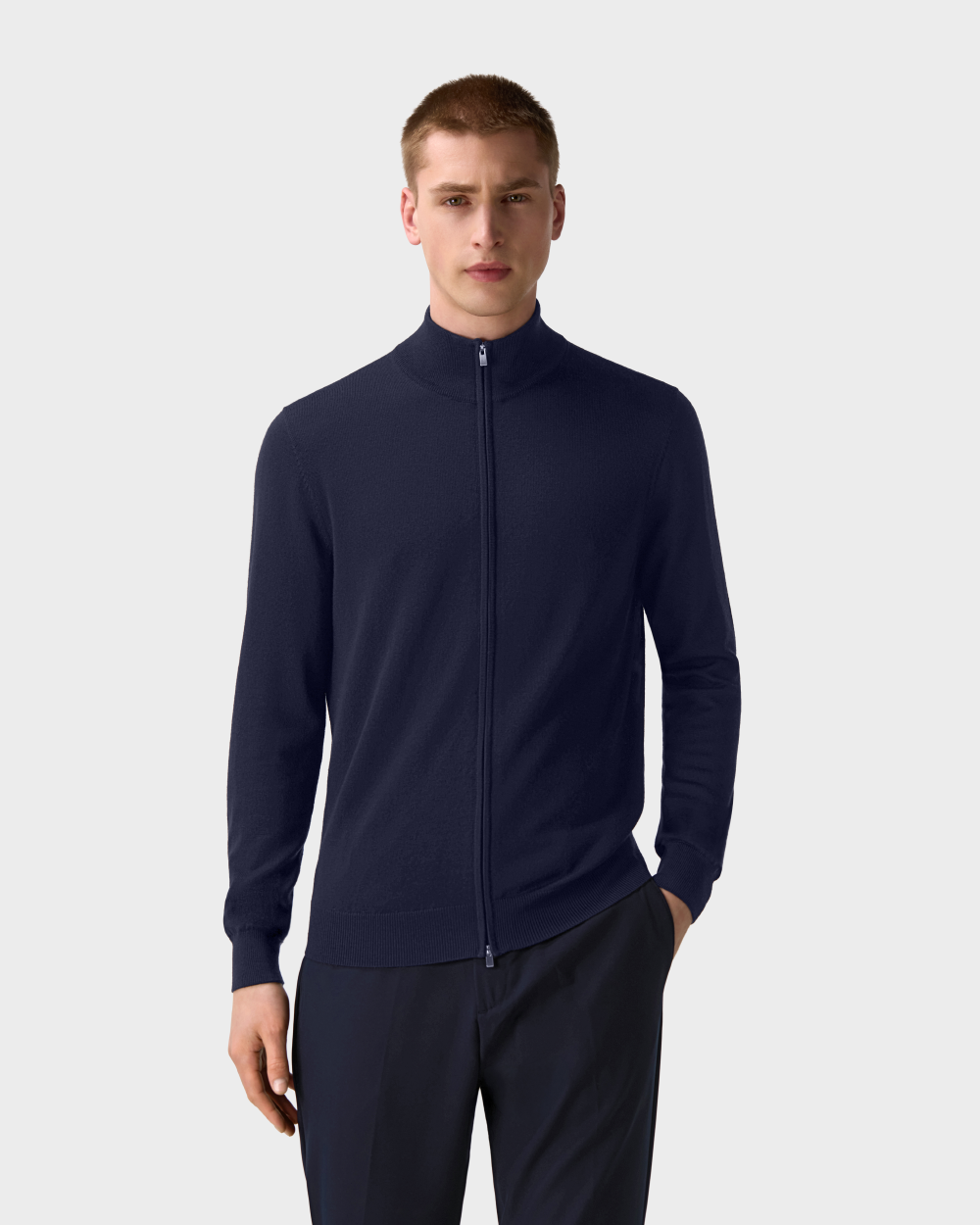 ZS 04 Tailored Cardigan Blueberry