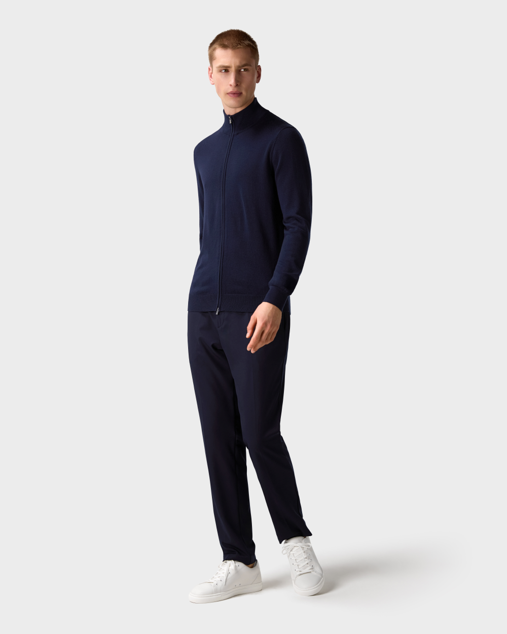 ZS 04 Tailored Cardigan Blueberry