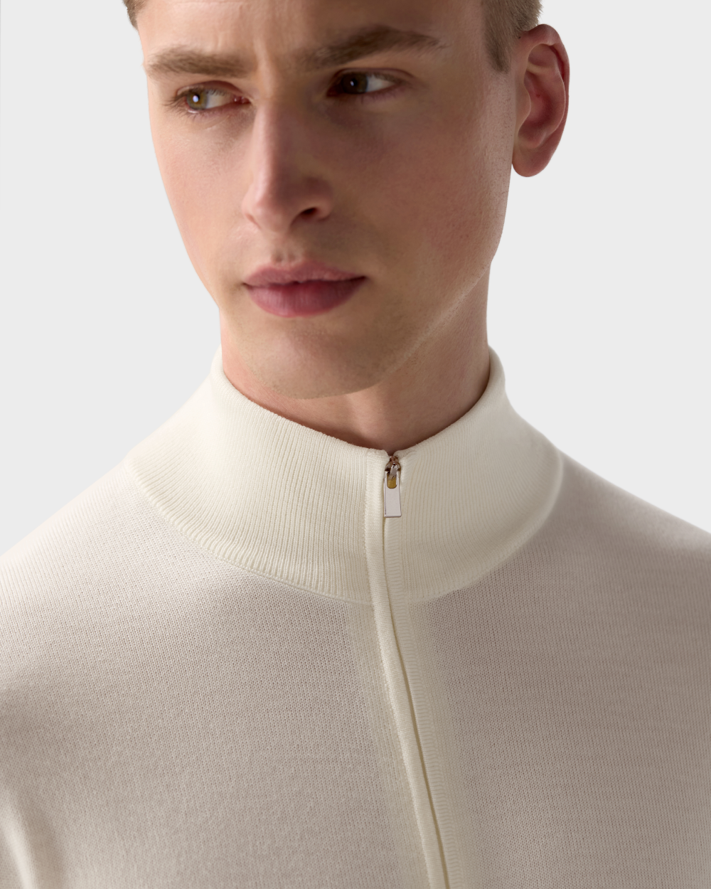 ZS 04 Tailored Cardigan Off White