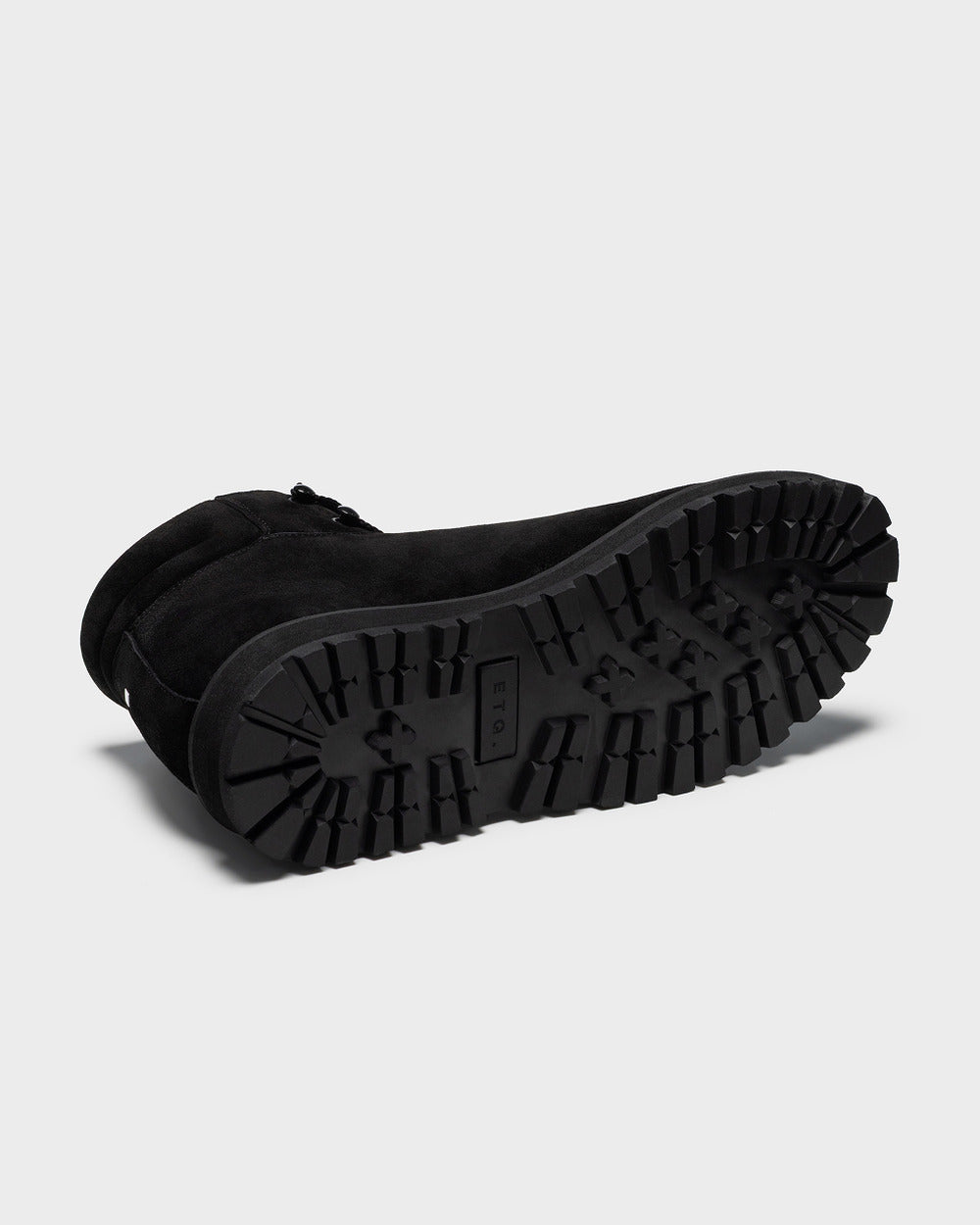 HB 01 Suede All Black – hiker boots in black suede, photo 8