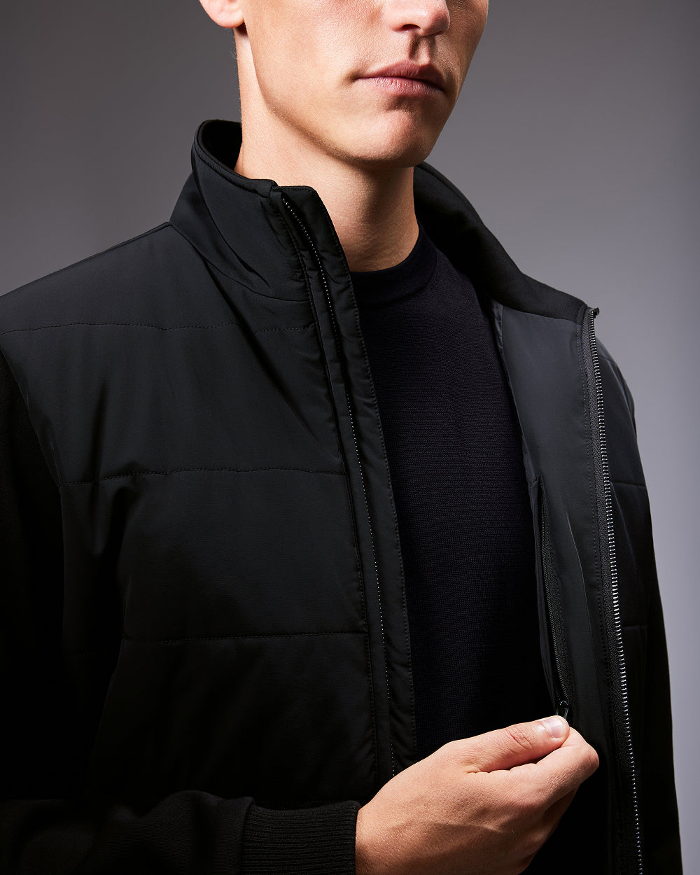 JC 05 Hybrid Blouson Black