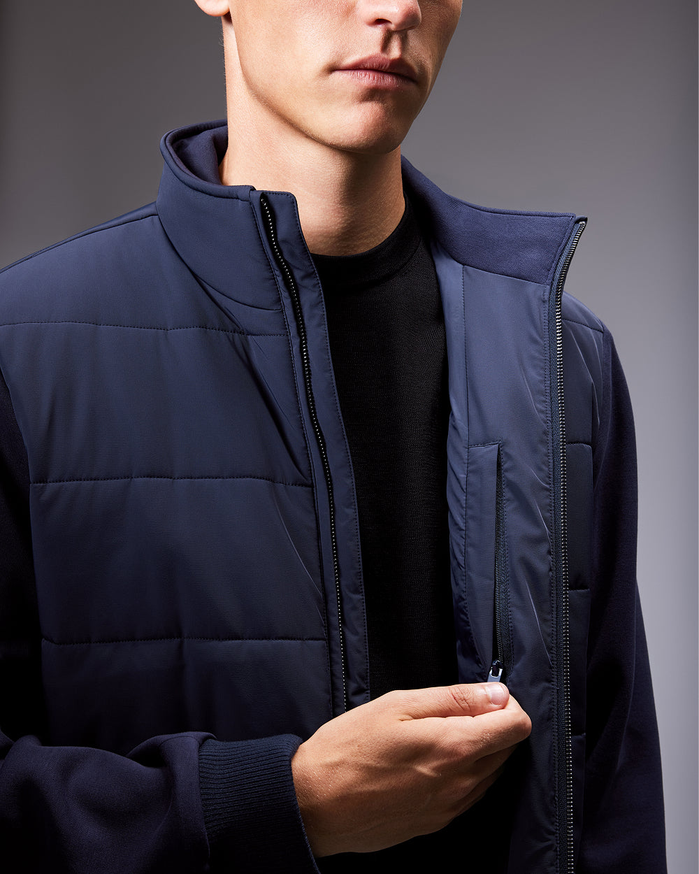 JC 05 Hybrid Blouson Blueberry