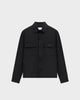 JC 01 Essence Black – overshirt jacket in black Traveller Weave