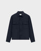 JC 01 Essence Blueberry – overshirt jacket in blue Traveller Weave