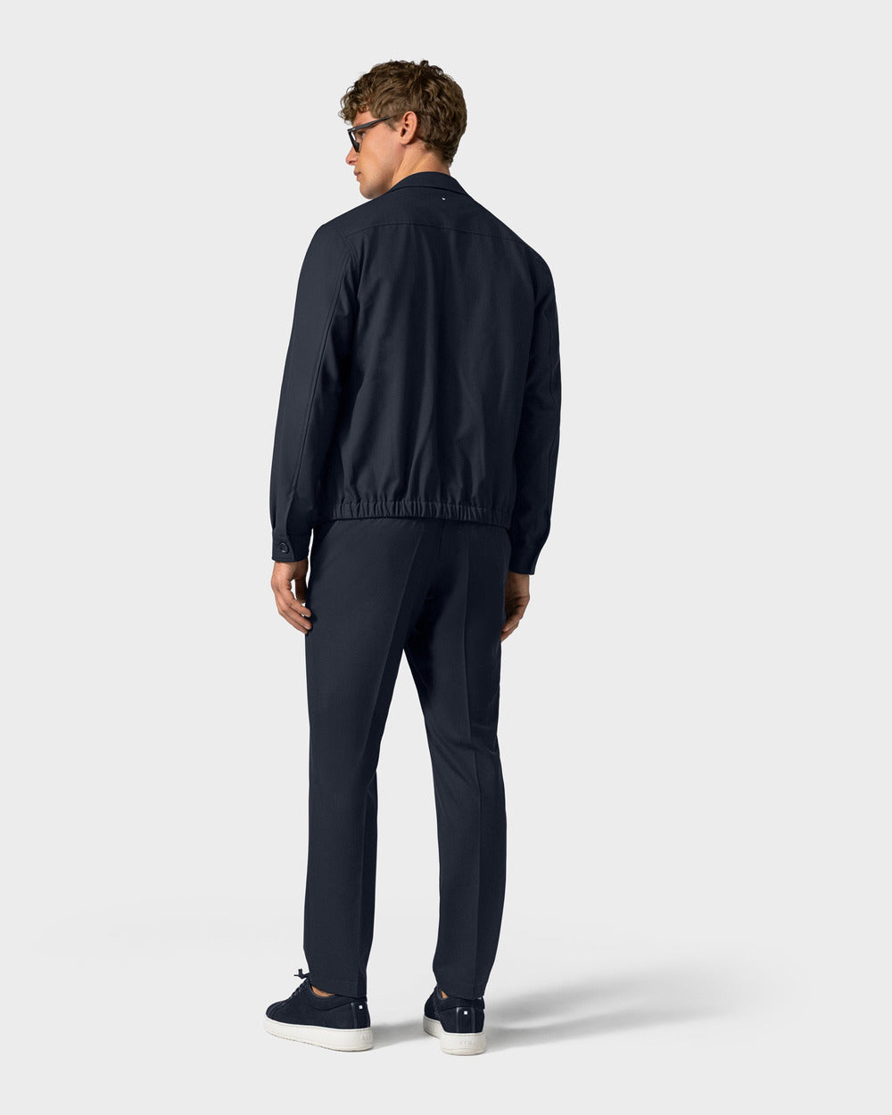 TP 02 Essence Blueberry and JC 01 Essence Blueberry – travel trousers and overshirt jacket