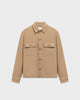 JC 01 Essence Sahara Sand – overshirt jacket in beige Traveller Weave