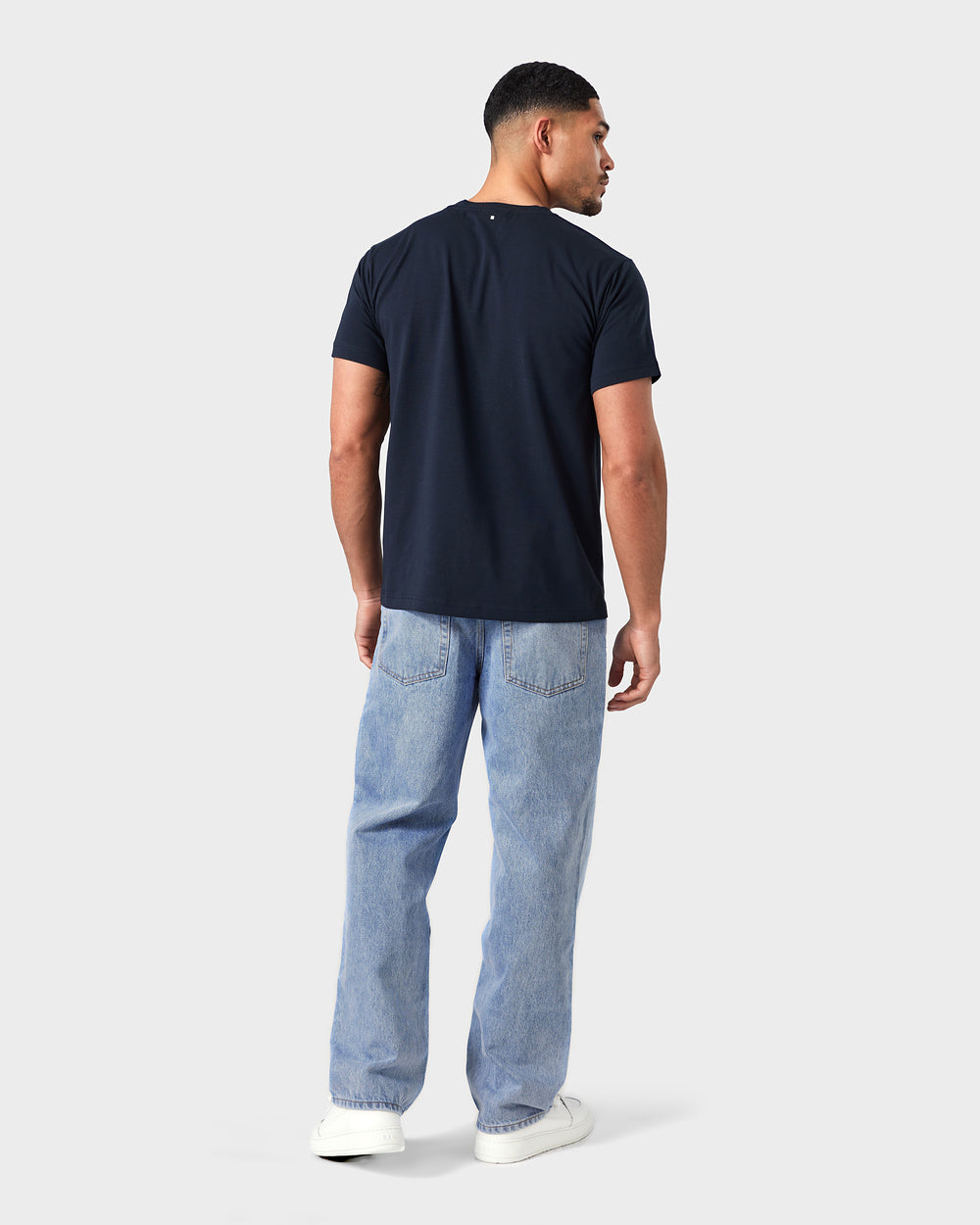 JD 01 Wide Daylight Blue – wide leg jeans in blue Japanese denim, photo 9