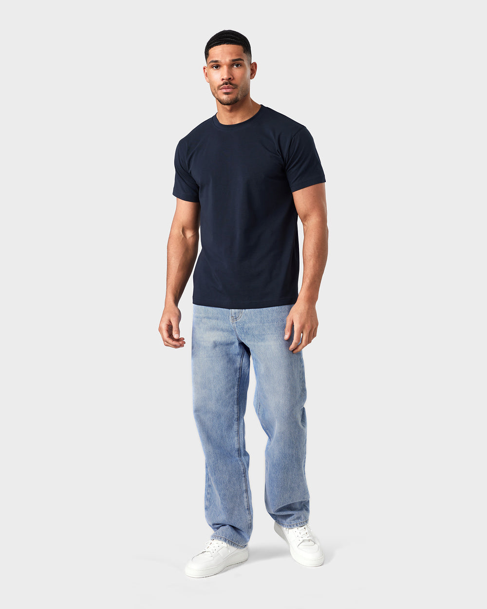 JD 01 Wide Daylight Blue – wide leg jeans in blue Japanese denim, photo 7