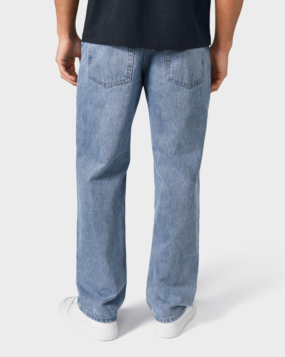 JD 01 Wide Daylight Blue – wide leg jeans in blue Japanese denim, photo 3