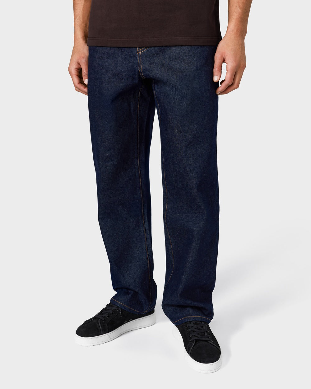JD 01 Wide Indigo – wide leg jeans in blue Japanese denim, photo 2