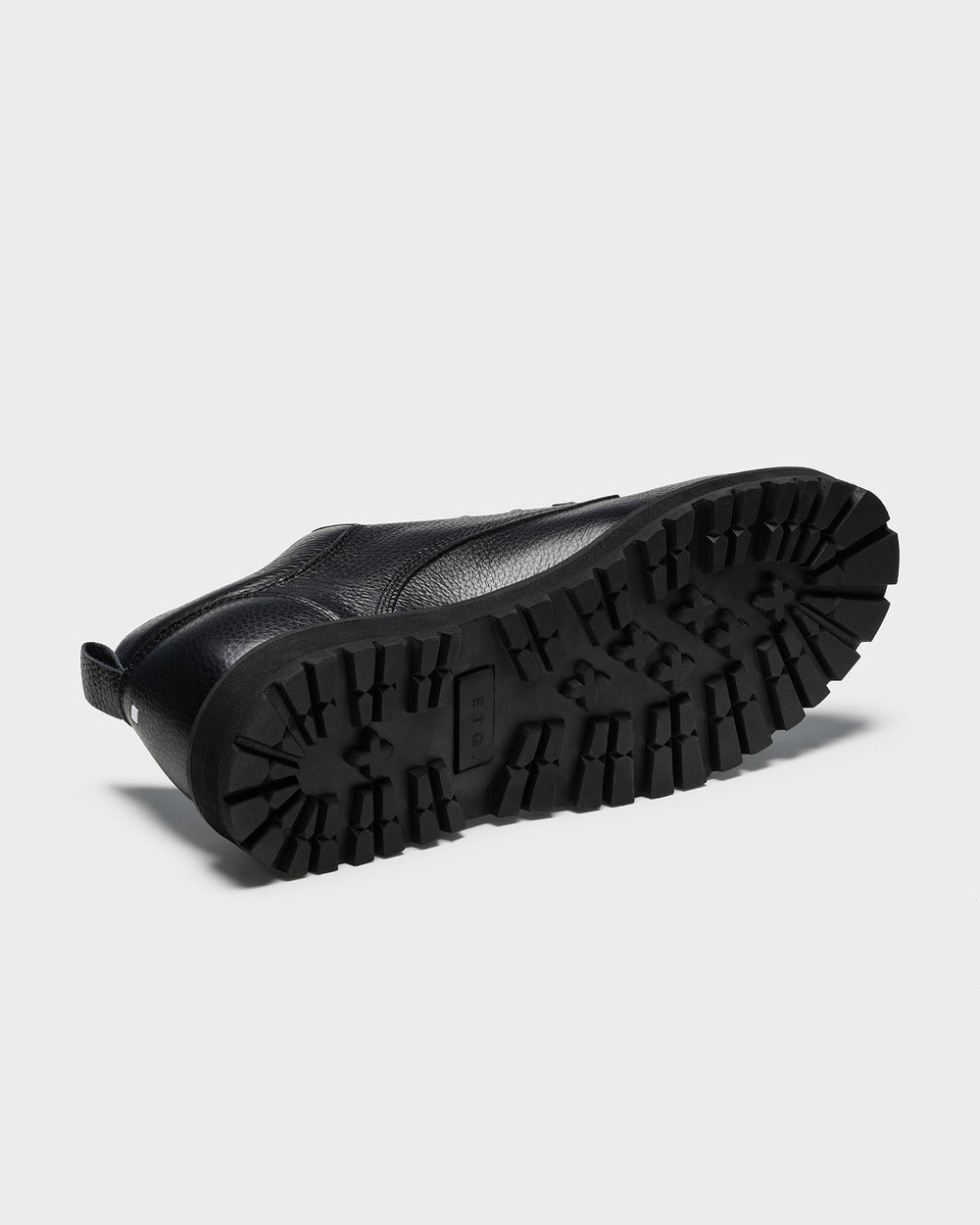 LB 01 Full Grain All Black – hiker lace-up shoes in black full grain leather, photo 10