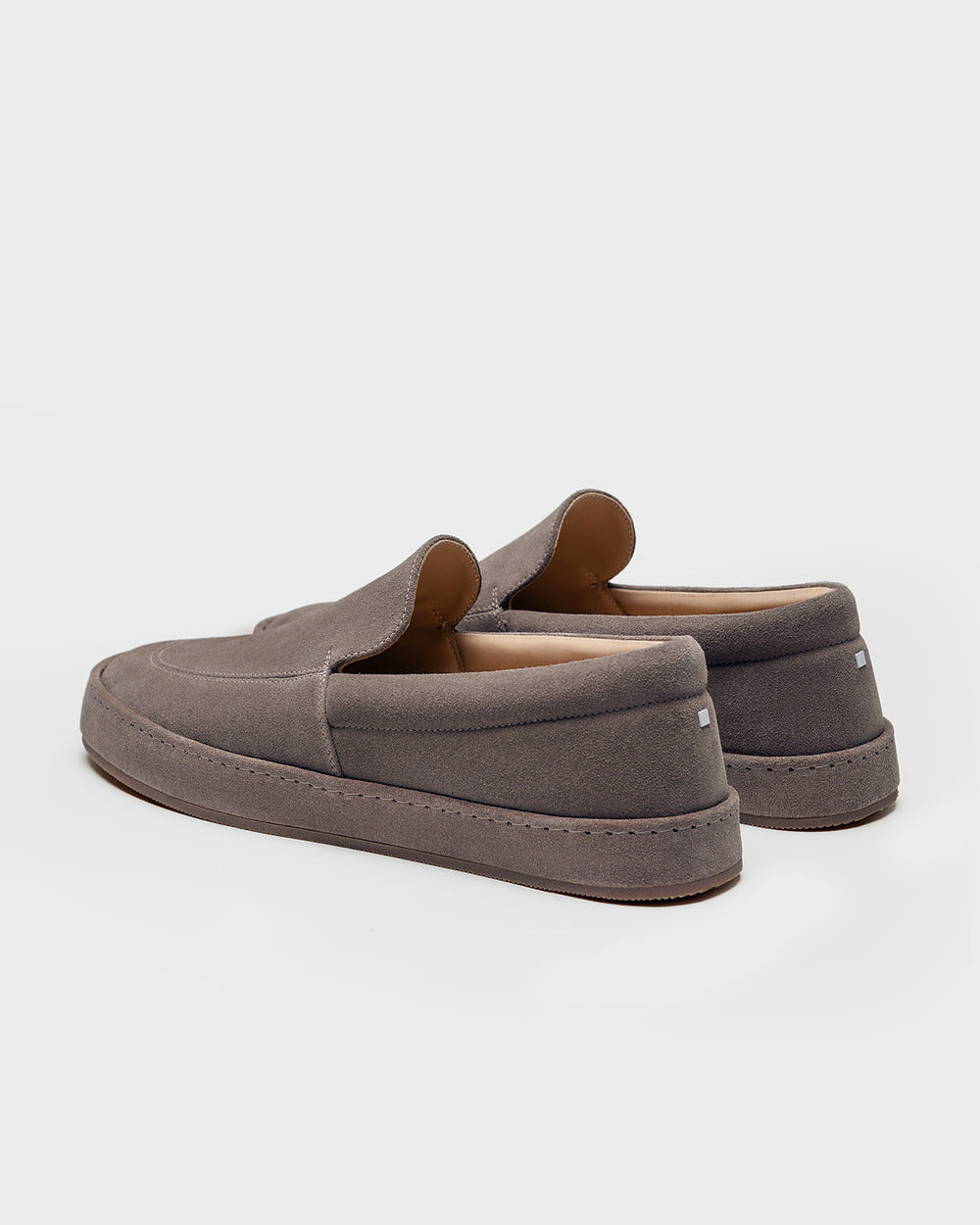 LS 01 Full Suede Desert Taupe – loafers in taupe suede, photo 10