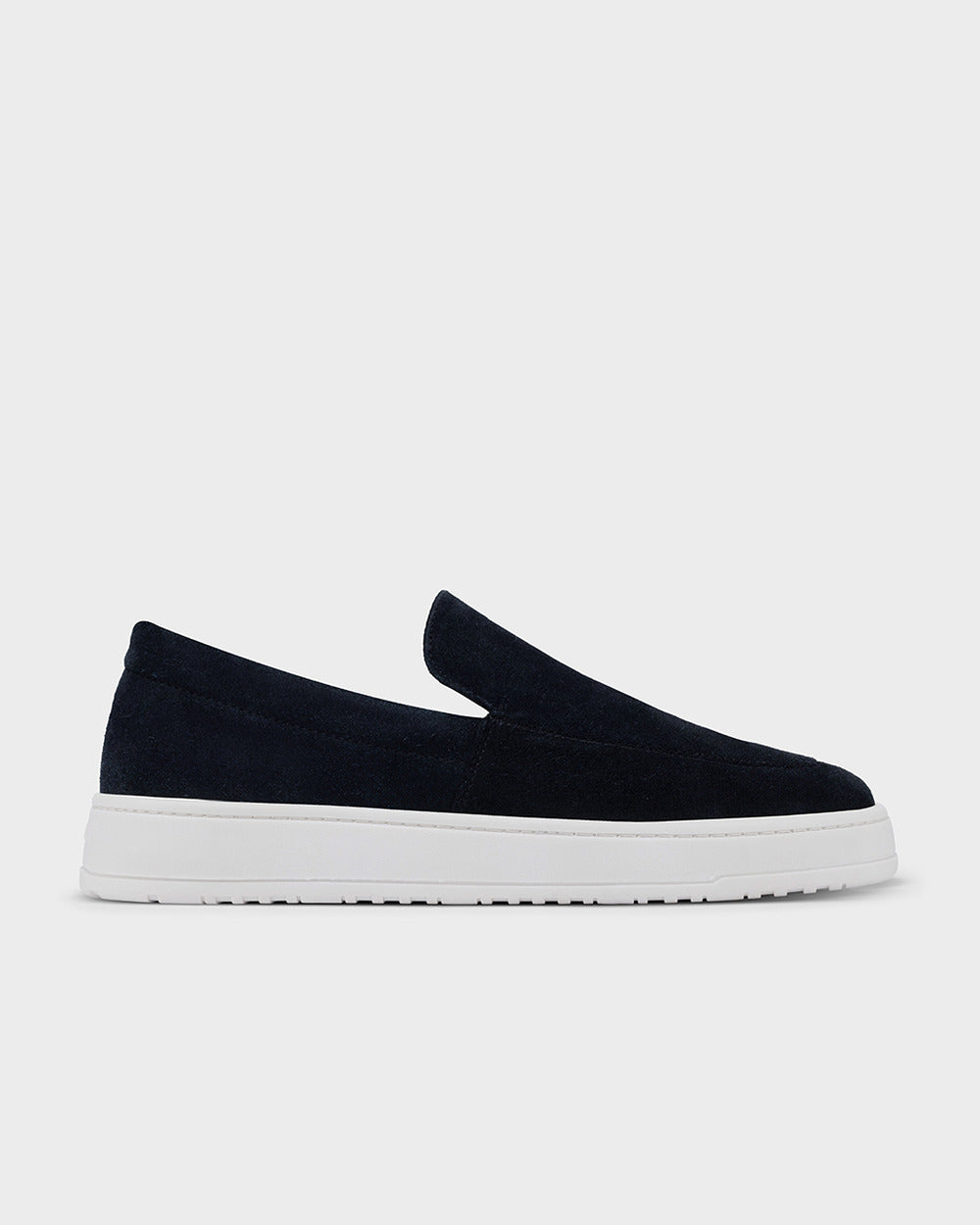 LS 01 Suede Blueberry – loafers in blue suede