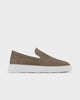 LS 01 Suede Desert Taupe – loafers in taupe suede