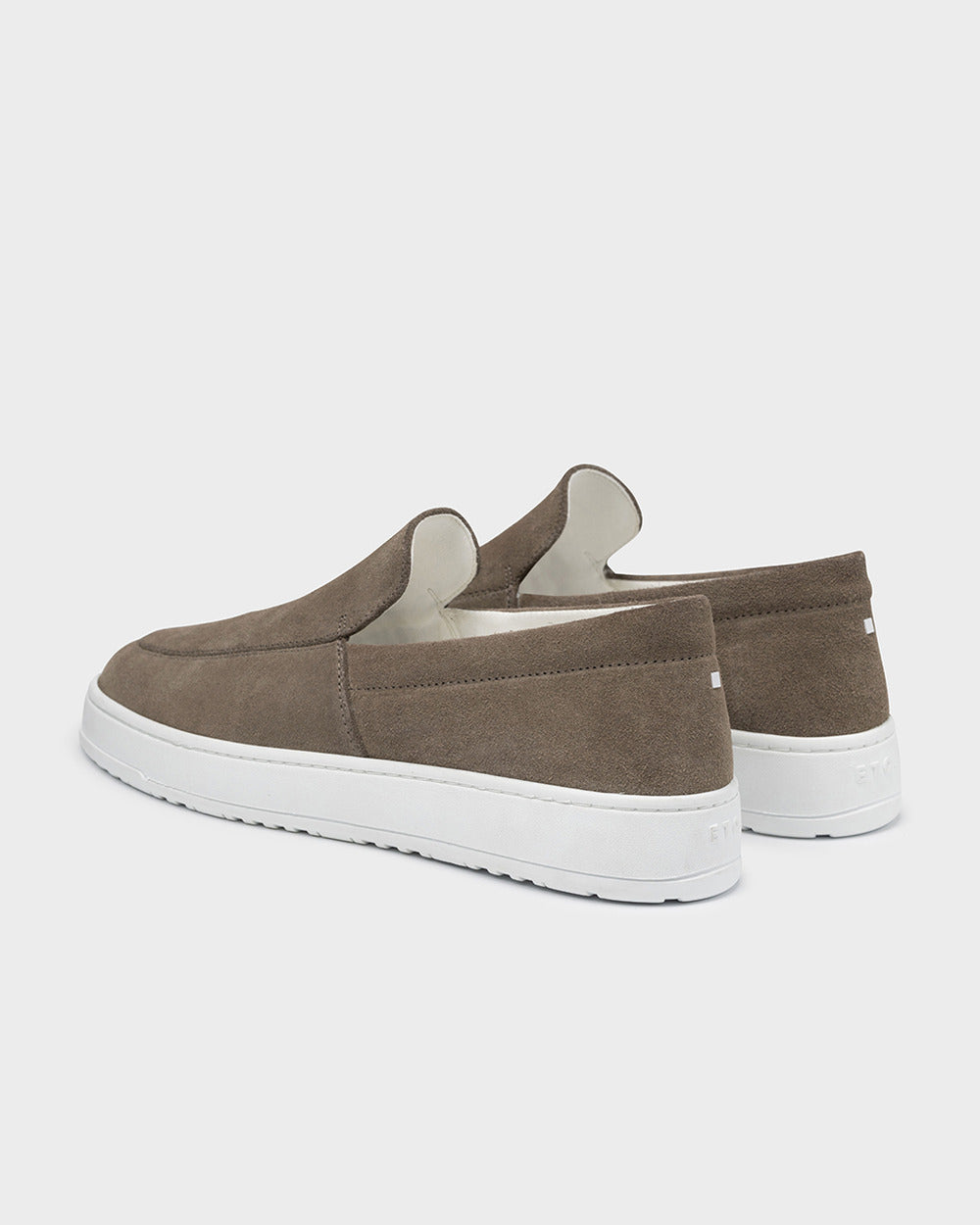 LS 01 Suede Desert Taupe – loafers in taupe suede, photo 12