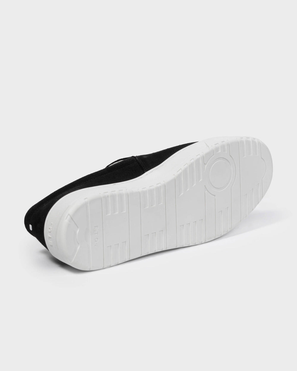 LS 01 Suede Jet Black – loafers in black suede, photo 13