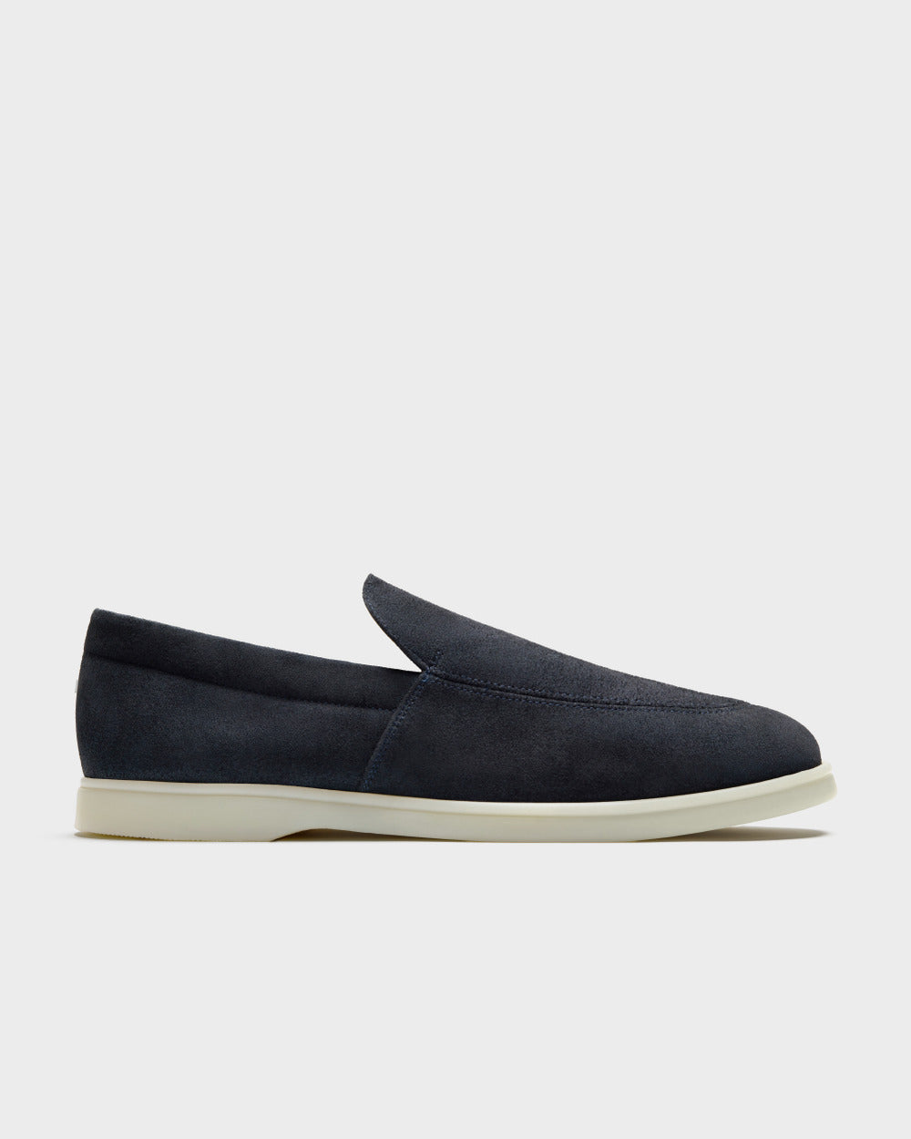 LS 03 Suede Blueberry – loafers in blue suede