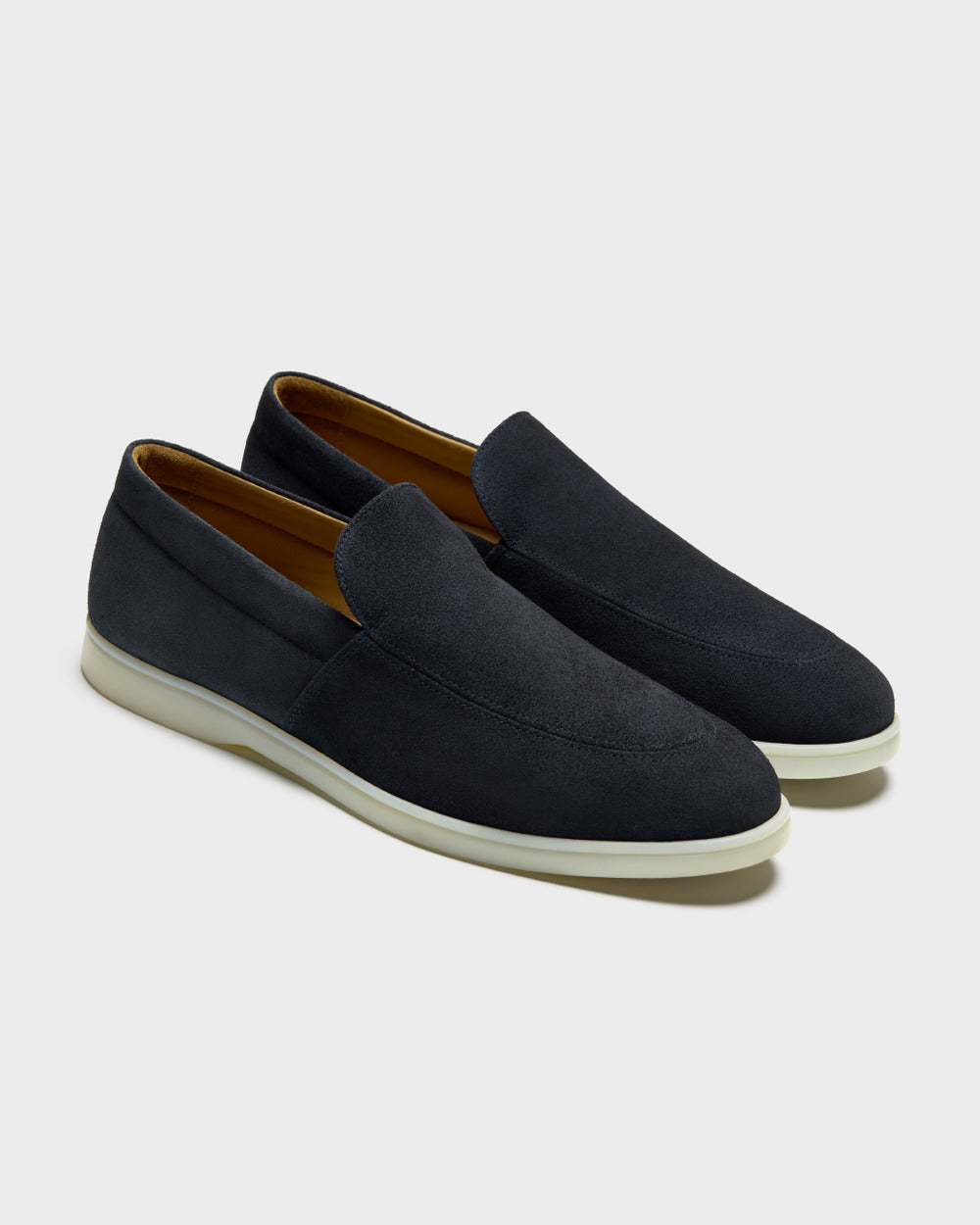 LS 03 Suede Blueberry – loafers in blue suede, photo 11