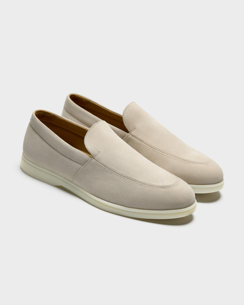 LS 03 Suede Sand – loafers in beige suede, photo 8