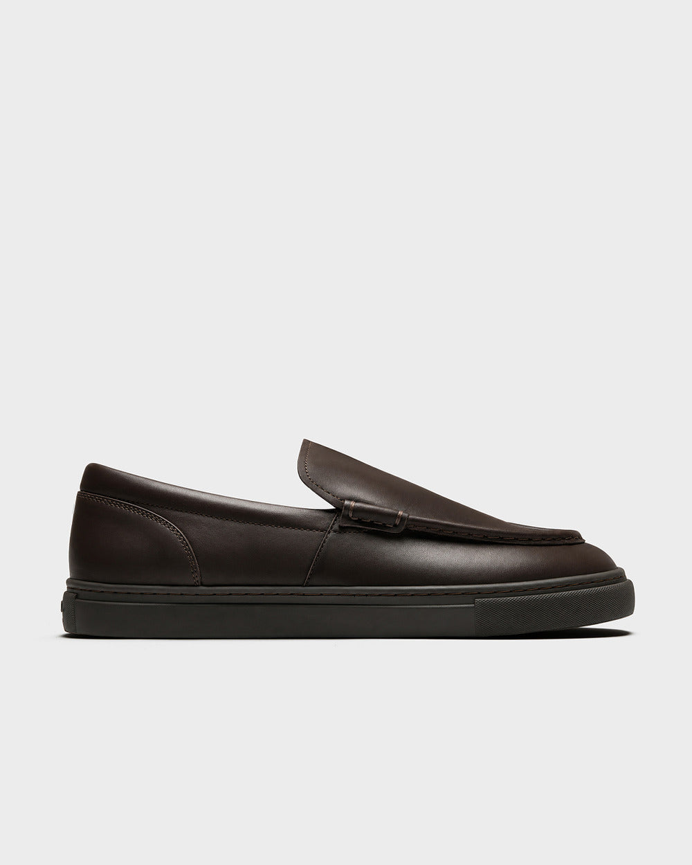 LS 04 Full Grain All Chocolate – loafers in brown full grain leather