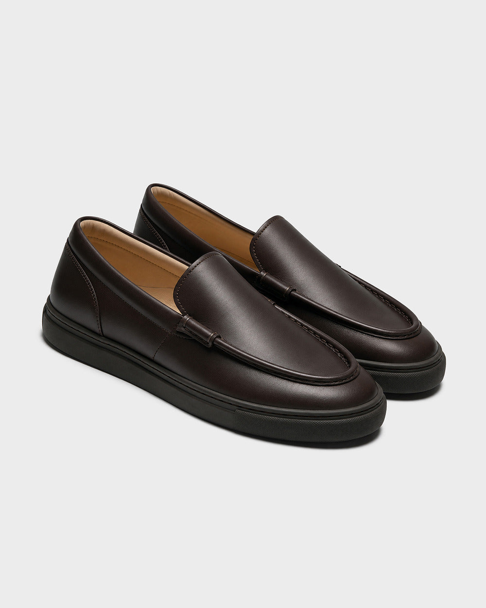 LS 04 Full Grain All Chocolate – loafers in brown full grain leather, photo 5