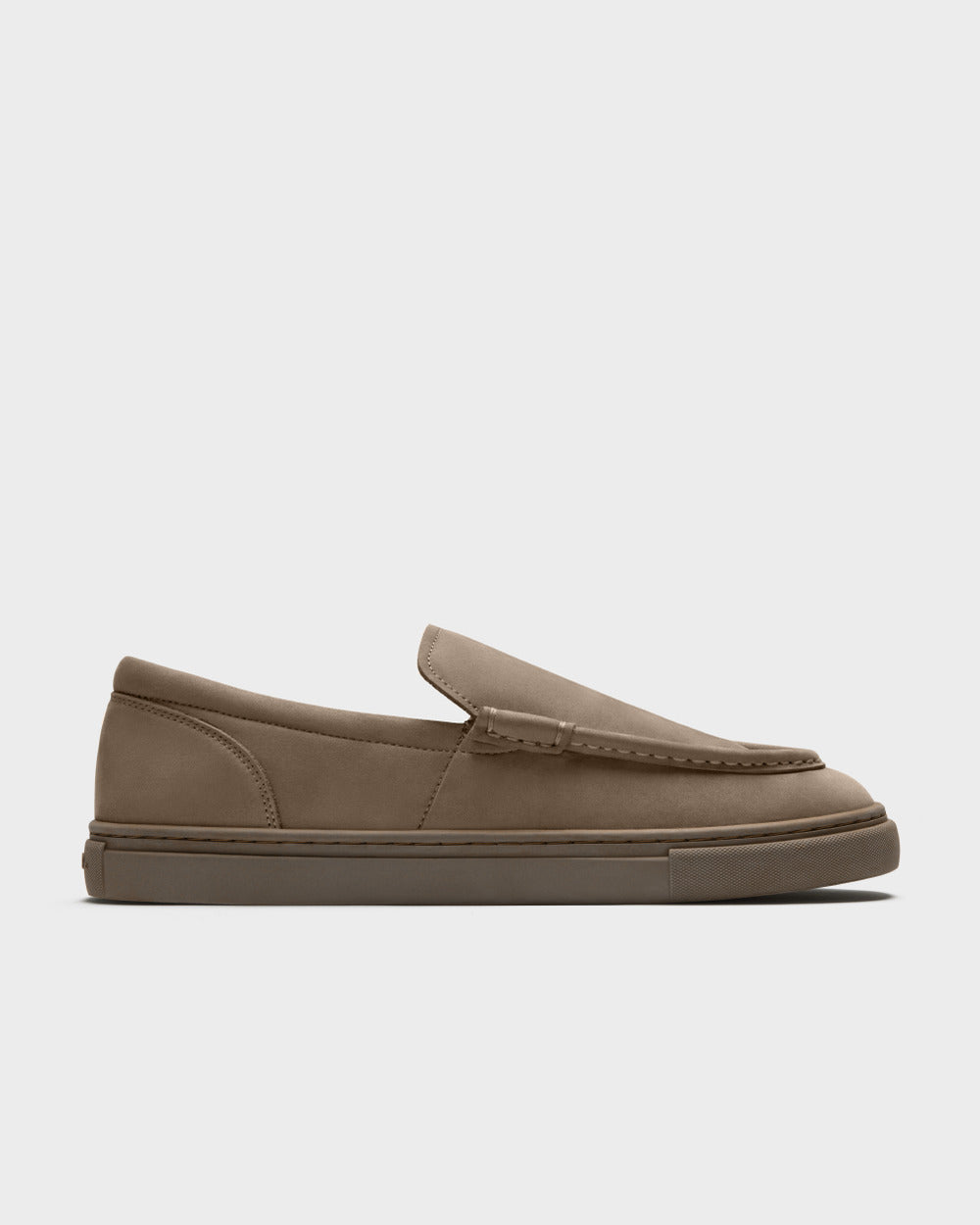LS 04 Nubuck All Desert Taupe – loafers in taupe nubuck leather