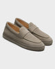 LS 05 Suede Dark Sand – penny loafers in beige suede, photo 3