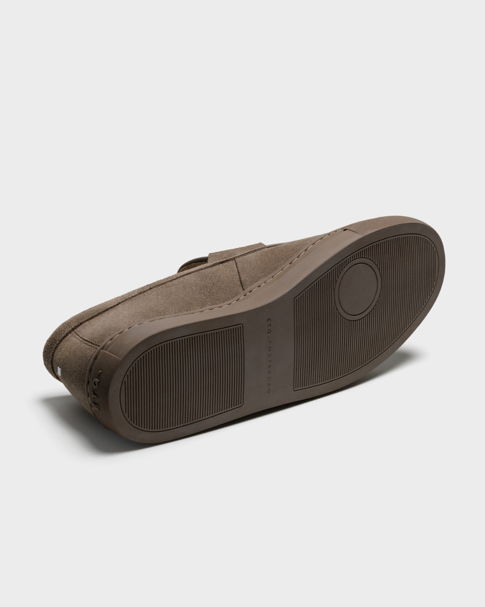 LS 05 Suede Desert Taupe – penny loafers in taupe suede, photo 9
