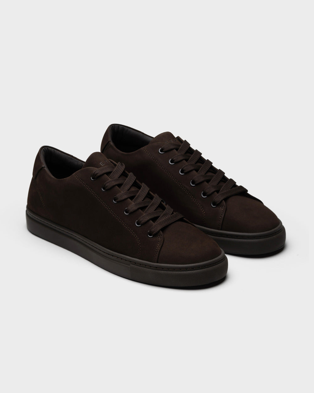 LT 01 Court Lite Nubuck All Chocolate – sneakers in brown nubuck leather, photo 5