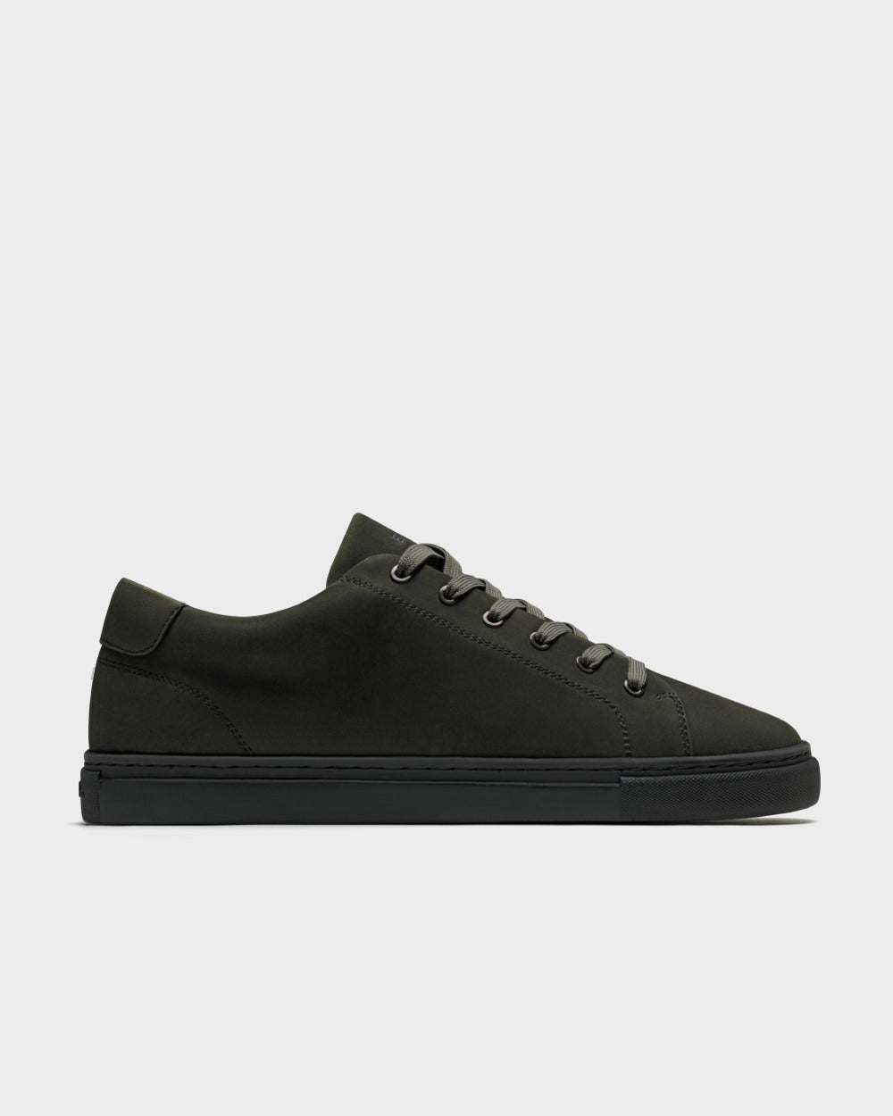 LT 01 Court Lite Nubuck Forest Green – sneakers in green nubuck leather