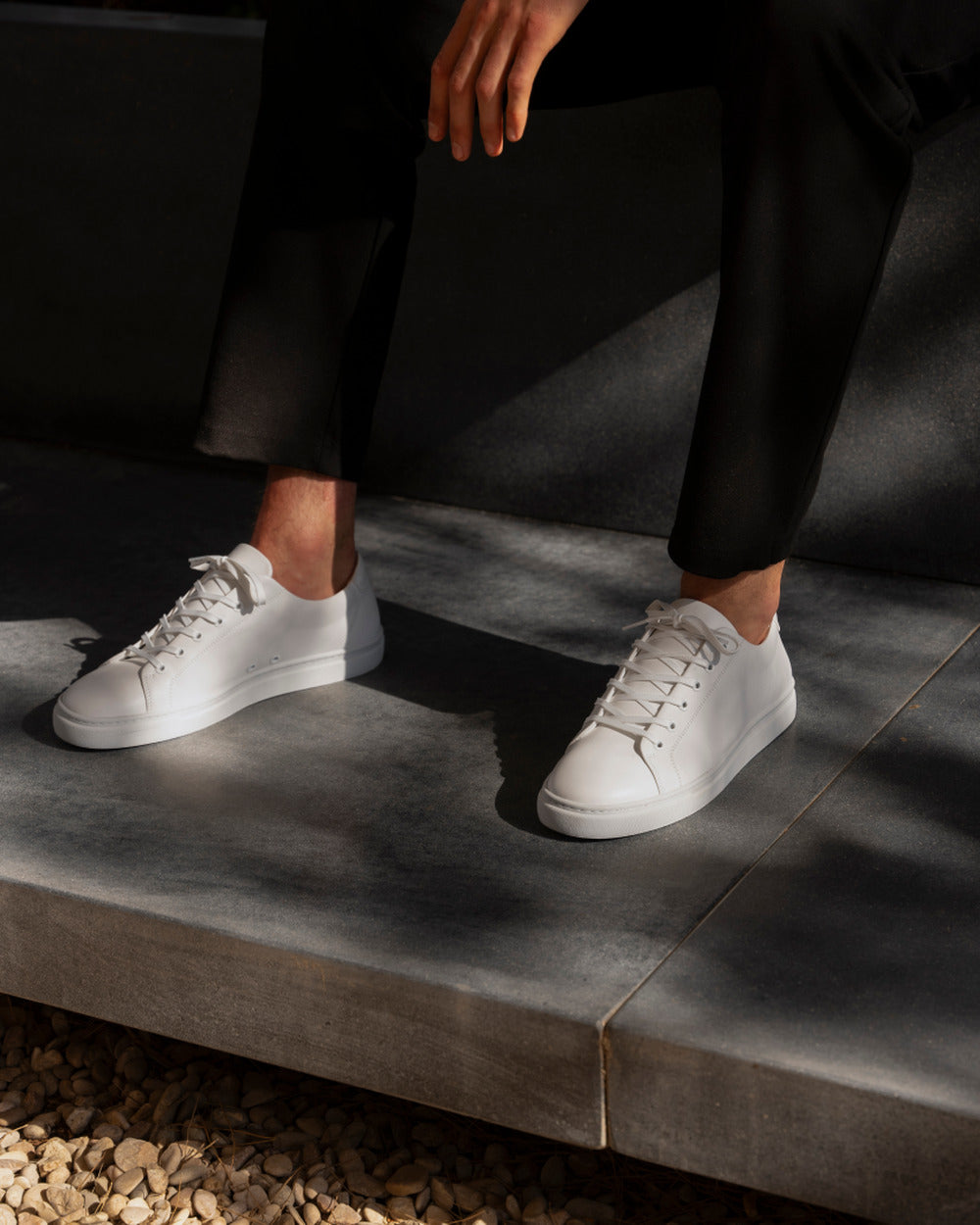 LT 01 Court Lite Premium Nappa White – sneakers in white nappa leather, photo 15