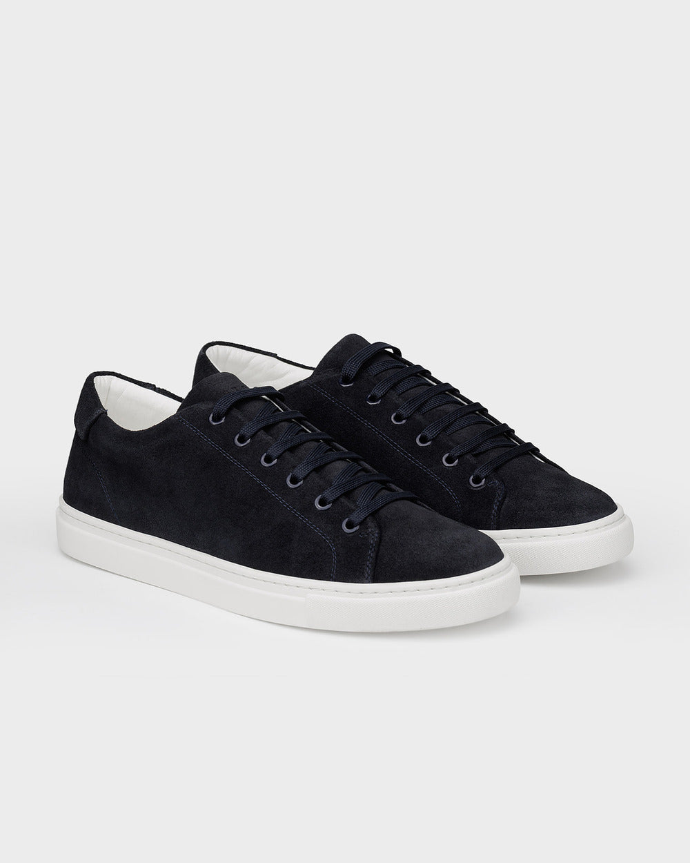 LT 01 Court Lite Suede Blueberry – sneakers in blue suede, photo 4