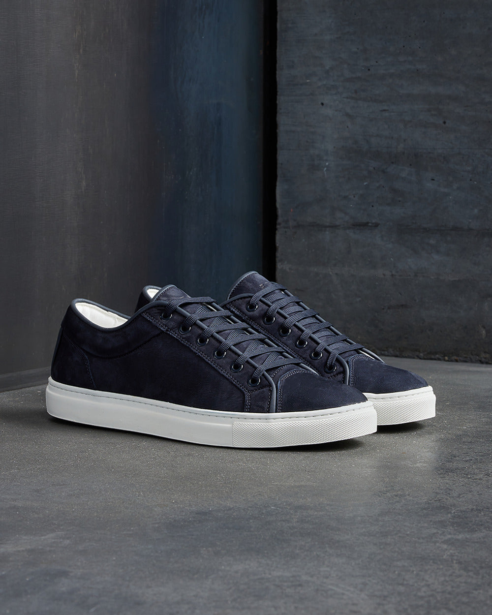 LT 01 Essence Nubuck Blueberry – sneakers in blue nubuck leather, photo 8