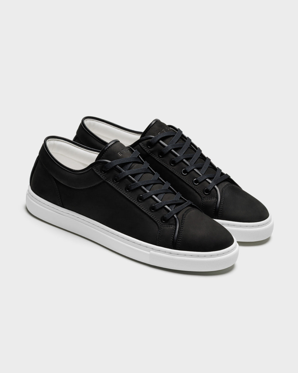 LT 01 Essence Nubuck Jet Black – sneakers in black nubuck leather, photo 8