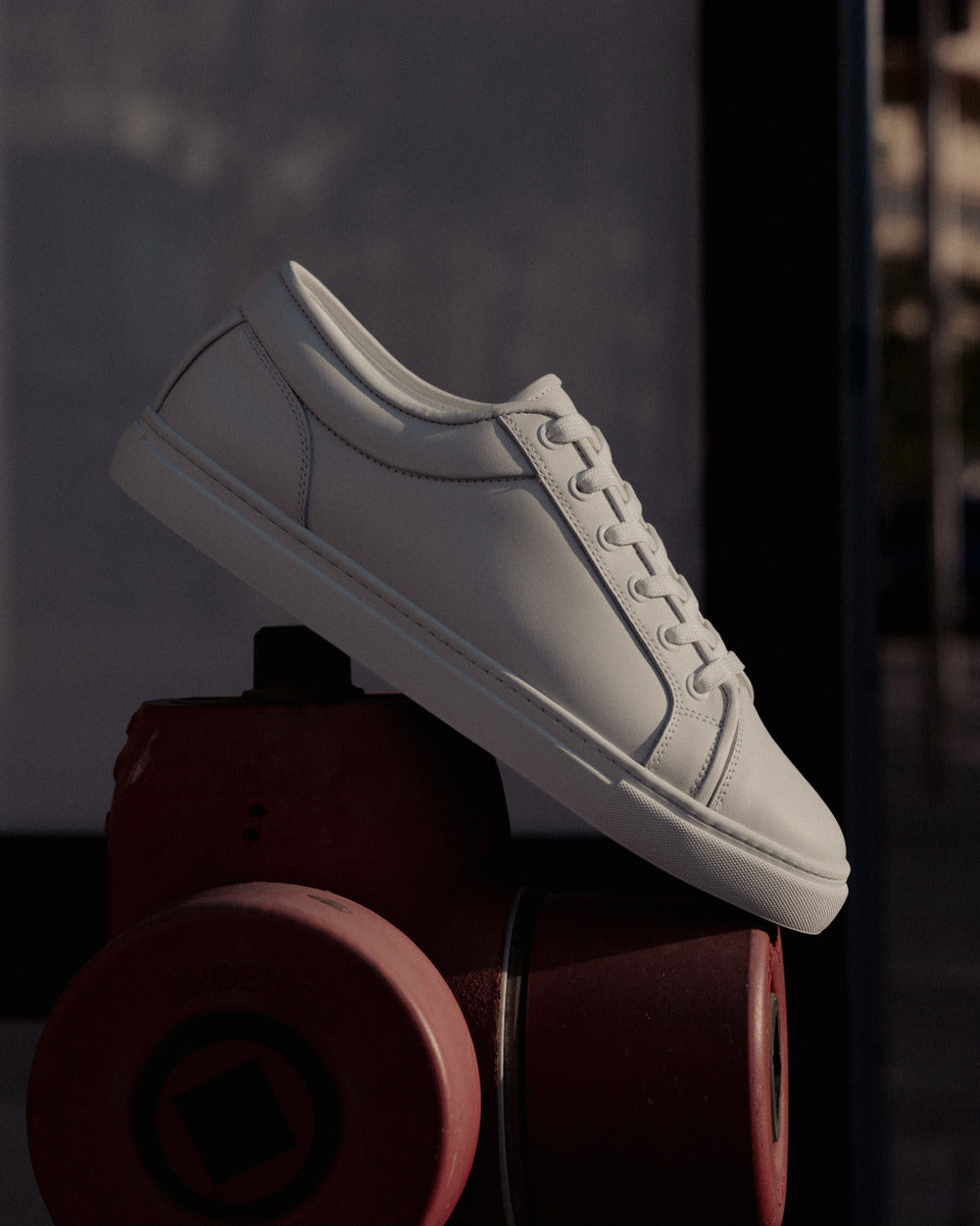 LT 01 Essence White – sneakers in white full grain leather, photo 12
